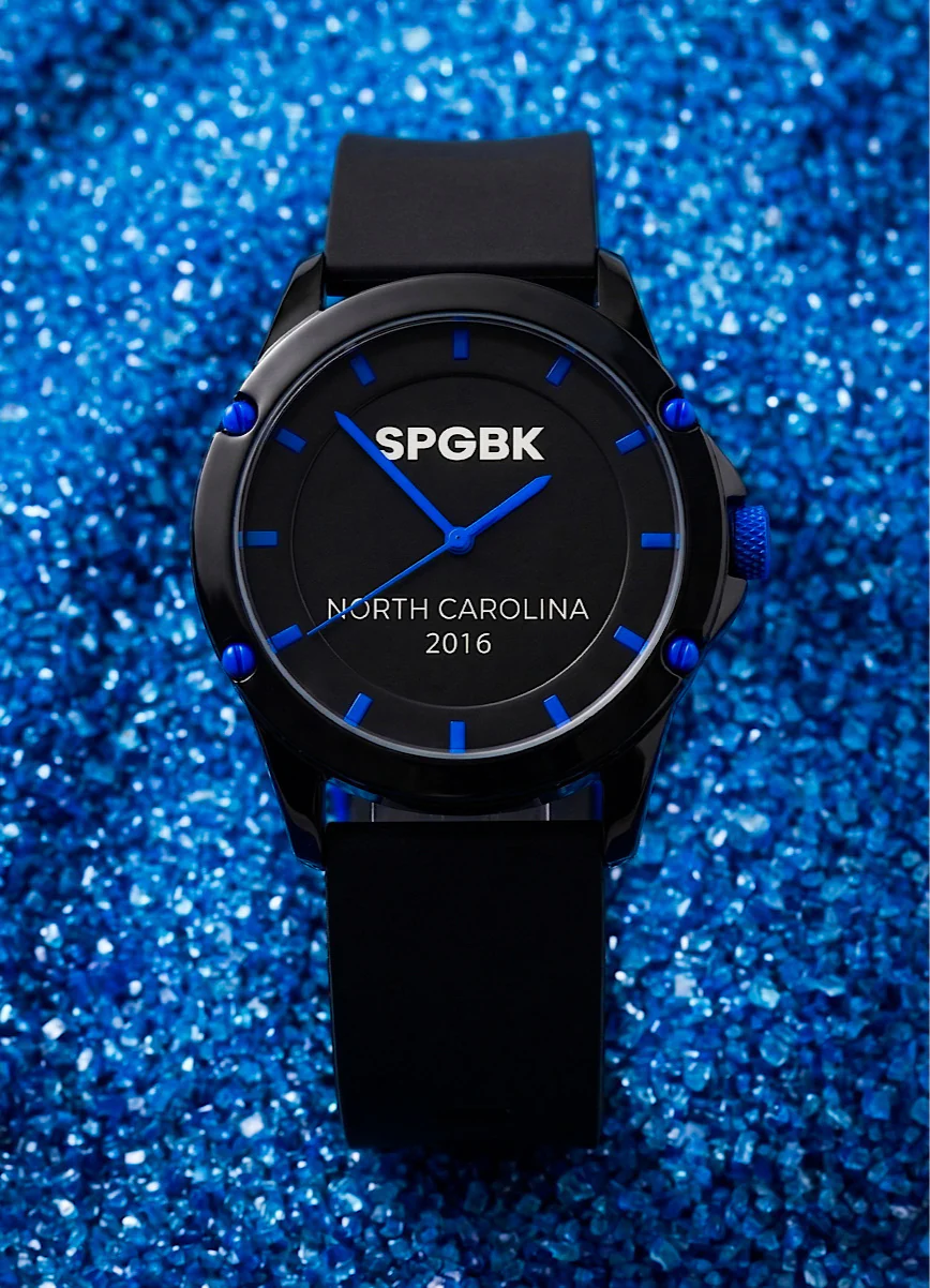 Blue Moon, Midnight & Electric Blue Watch, 44mm - Image 2
