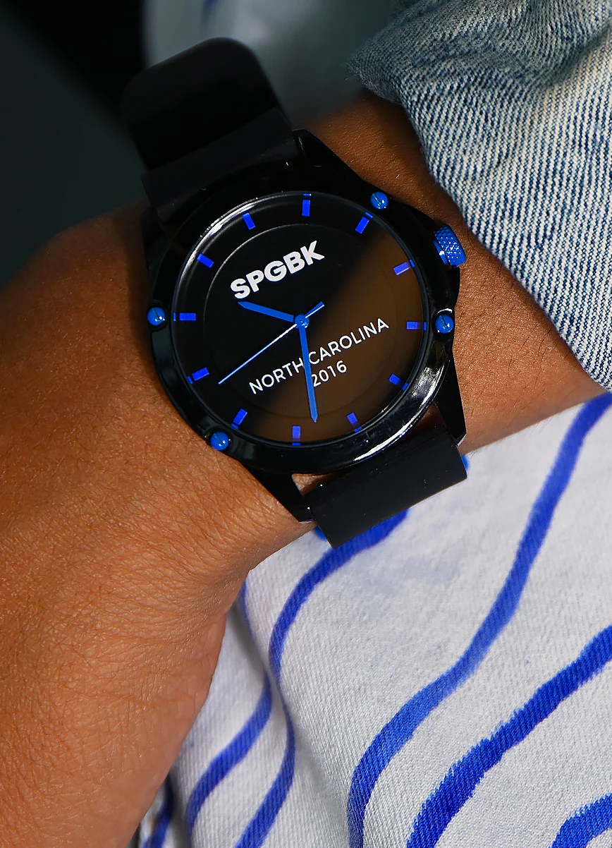 Blue Moon, Midnight & Electric Blue Watch, 44mm - Image 6