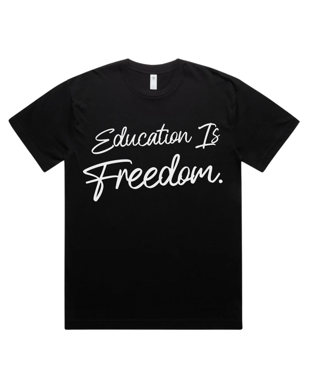 Unisex Black History Month "Education is Freedom" Oversized Tee - SPGBK