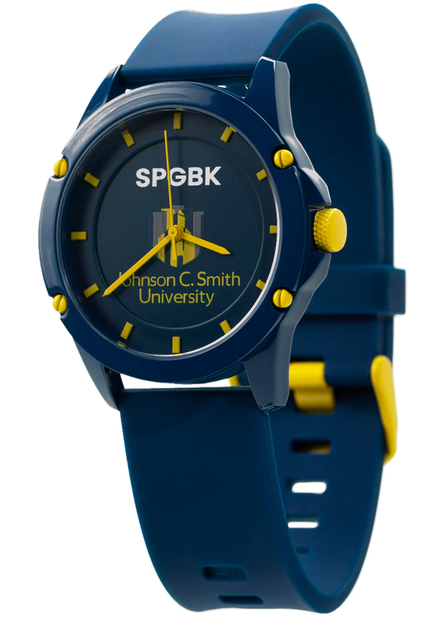SPGBK x JCSU Stacked Logo Watch - Navy Blue