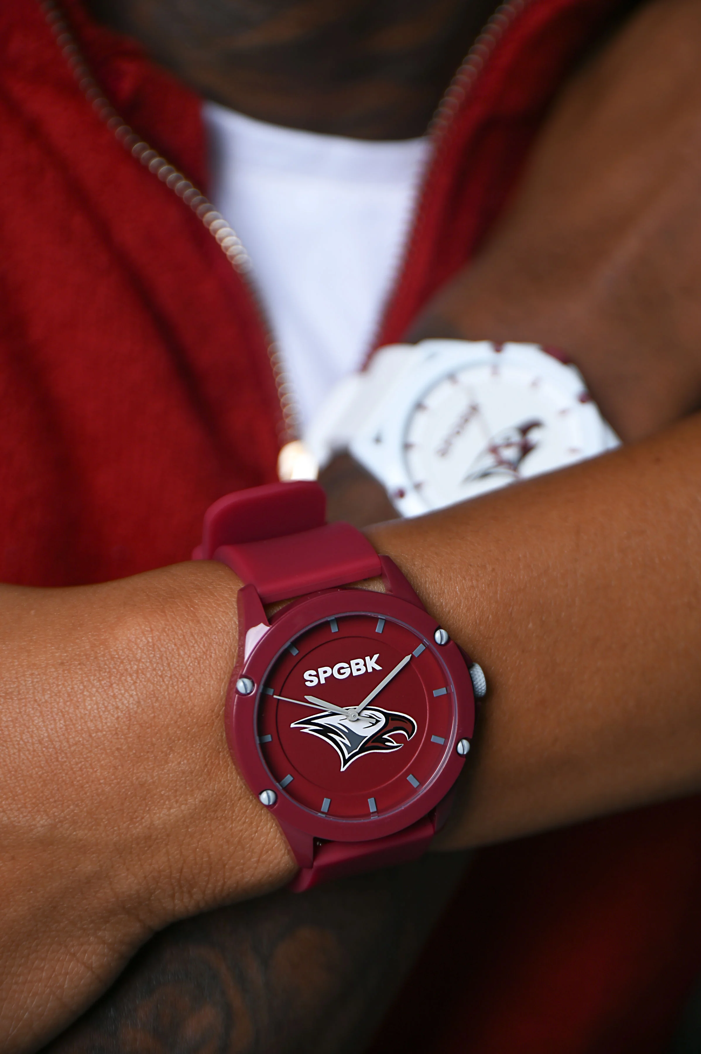 *SPGBK x NCCU Eagle Logo - Maroon - Image 3