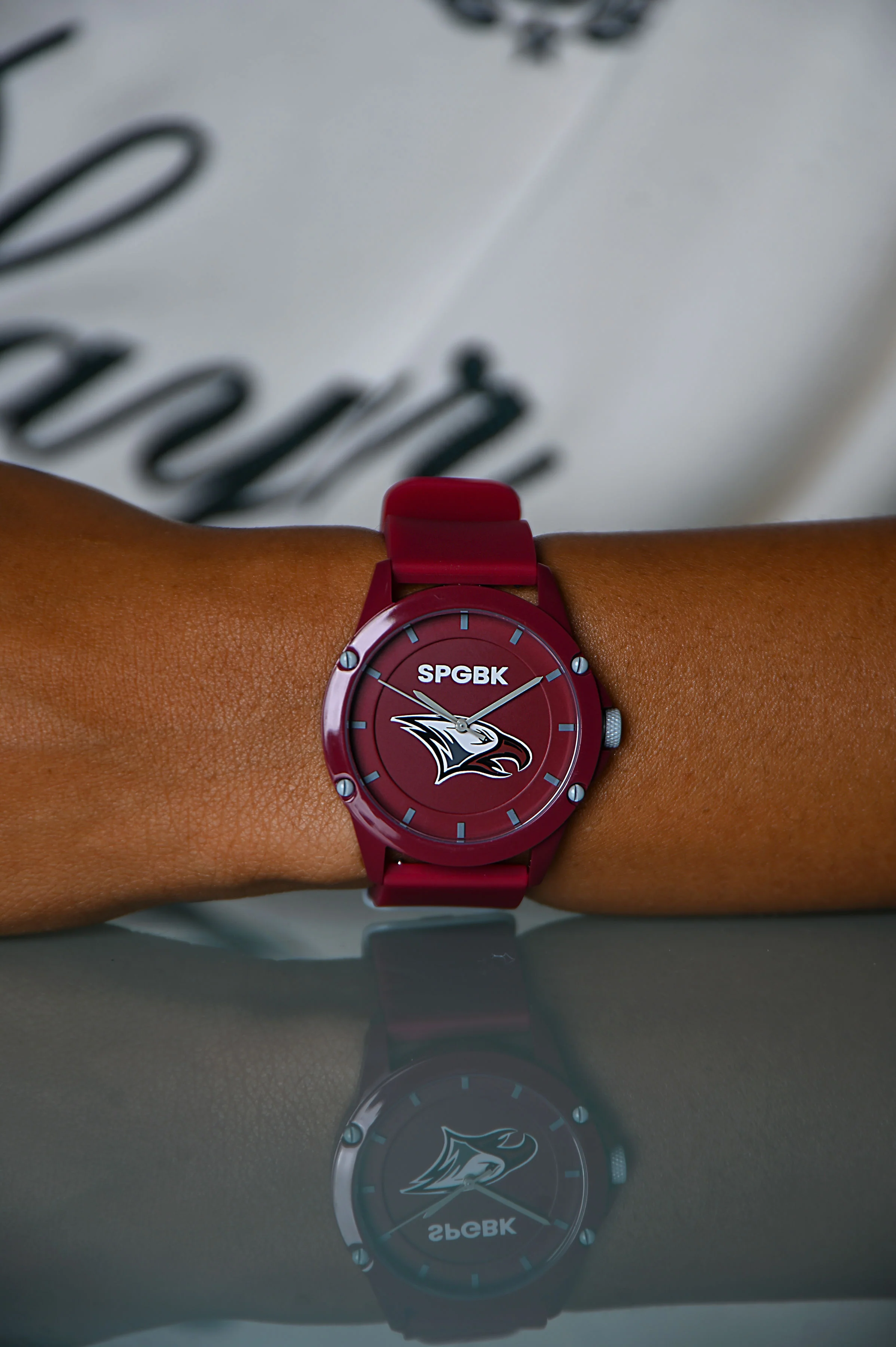 *SPGBK x NCCU Eagle Logo - Maroon - Image 5