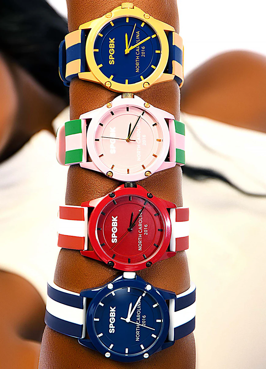 Quad, Pink & Green Striped Band - Image 4