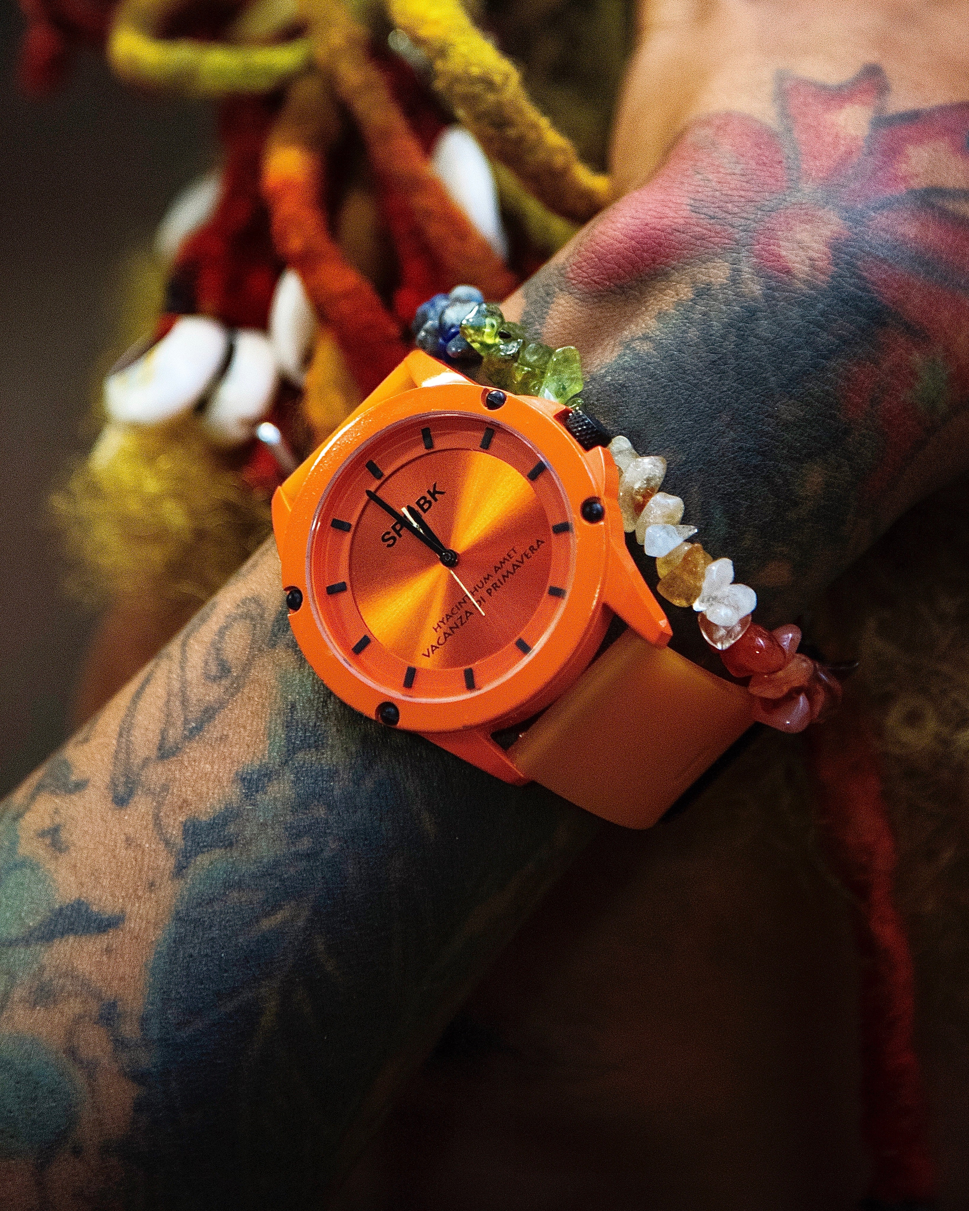SOLD OUT - Southview, Tangerine & Black - 44mm - Image 4