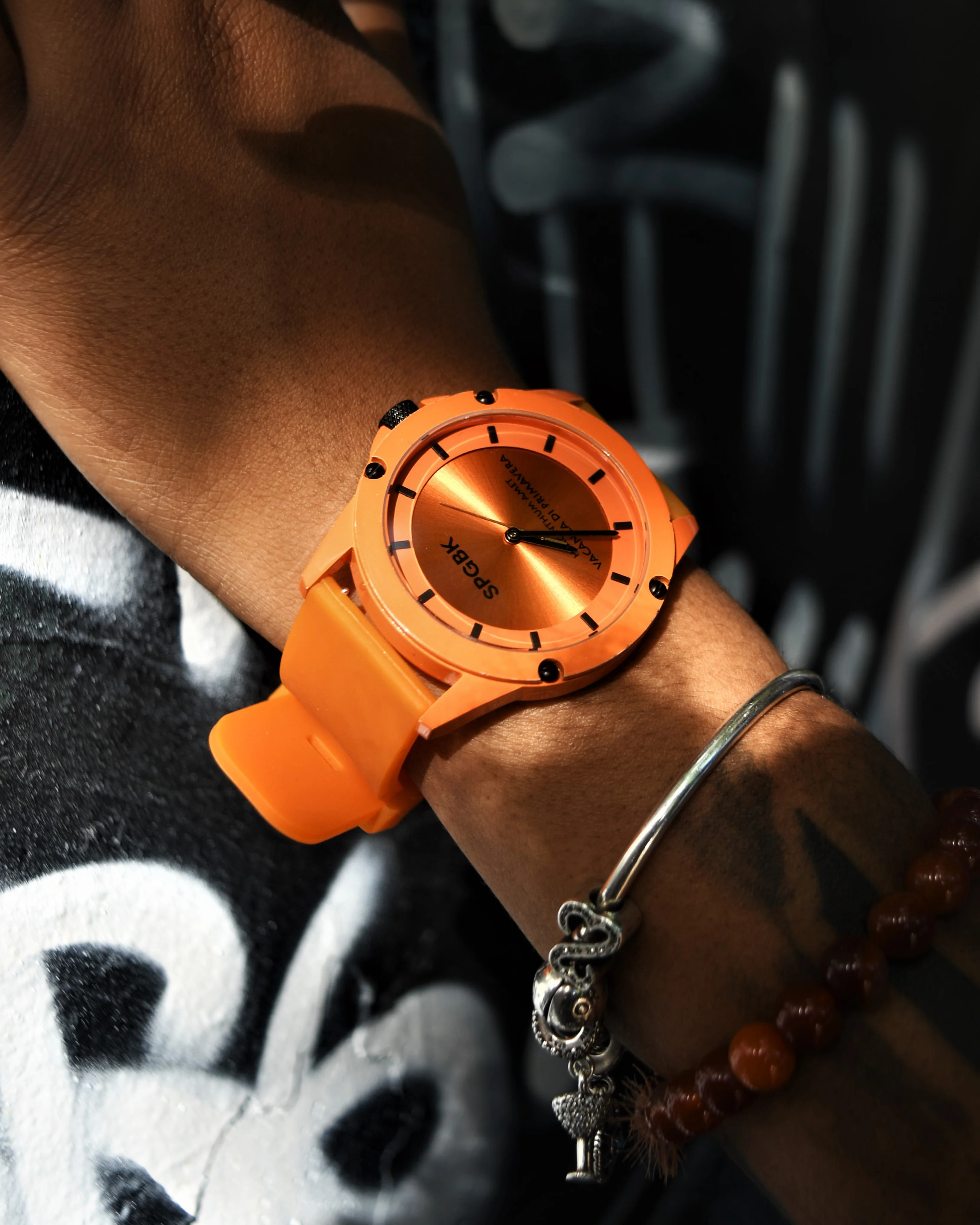 SOLD OUT - Southview, Tangerine & Black - 44mm - Image 5
