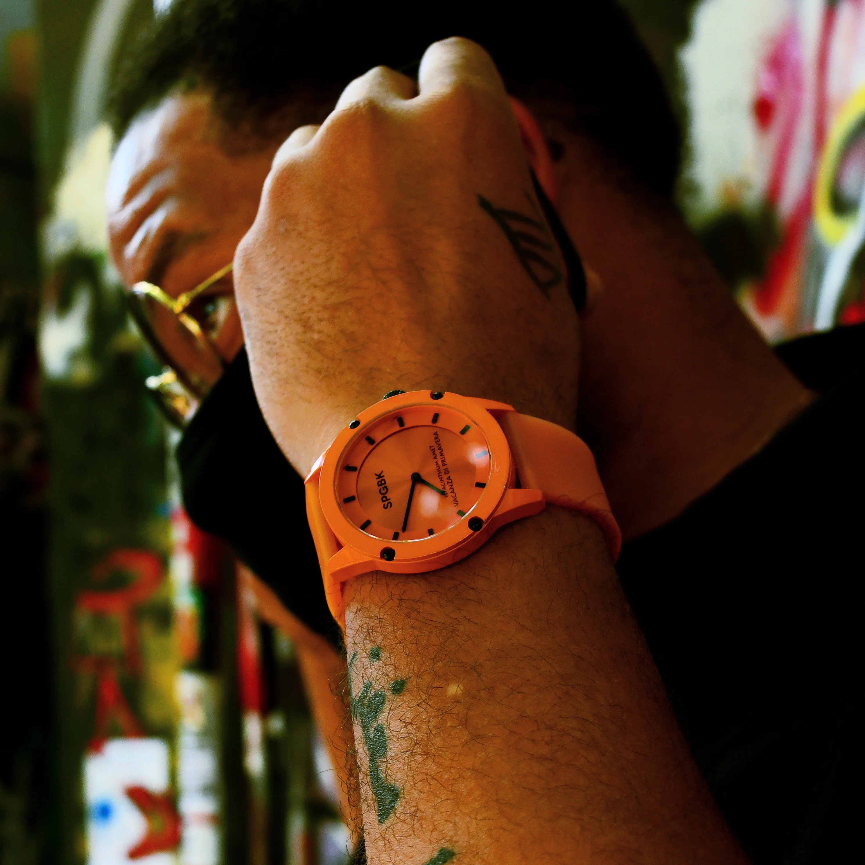 SOLD OUT - Southview, Tangerine & Black - 44mm - Image 7