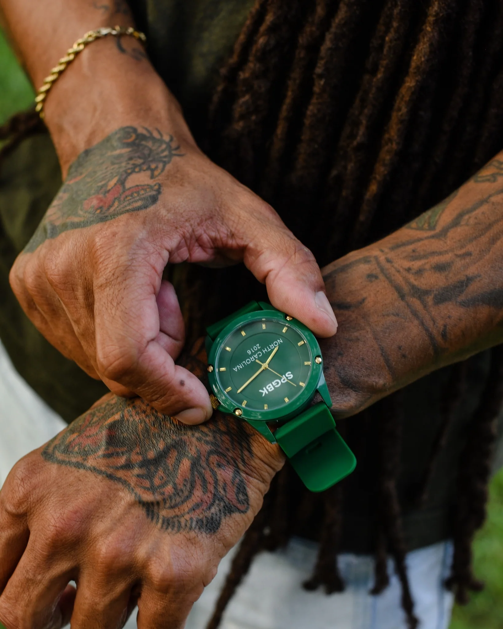 SOLD OUT - Collard Green, Trojan Watch 44m - Image 4