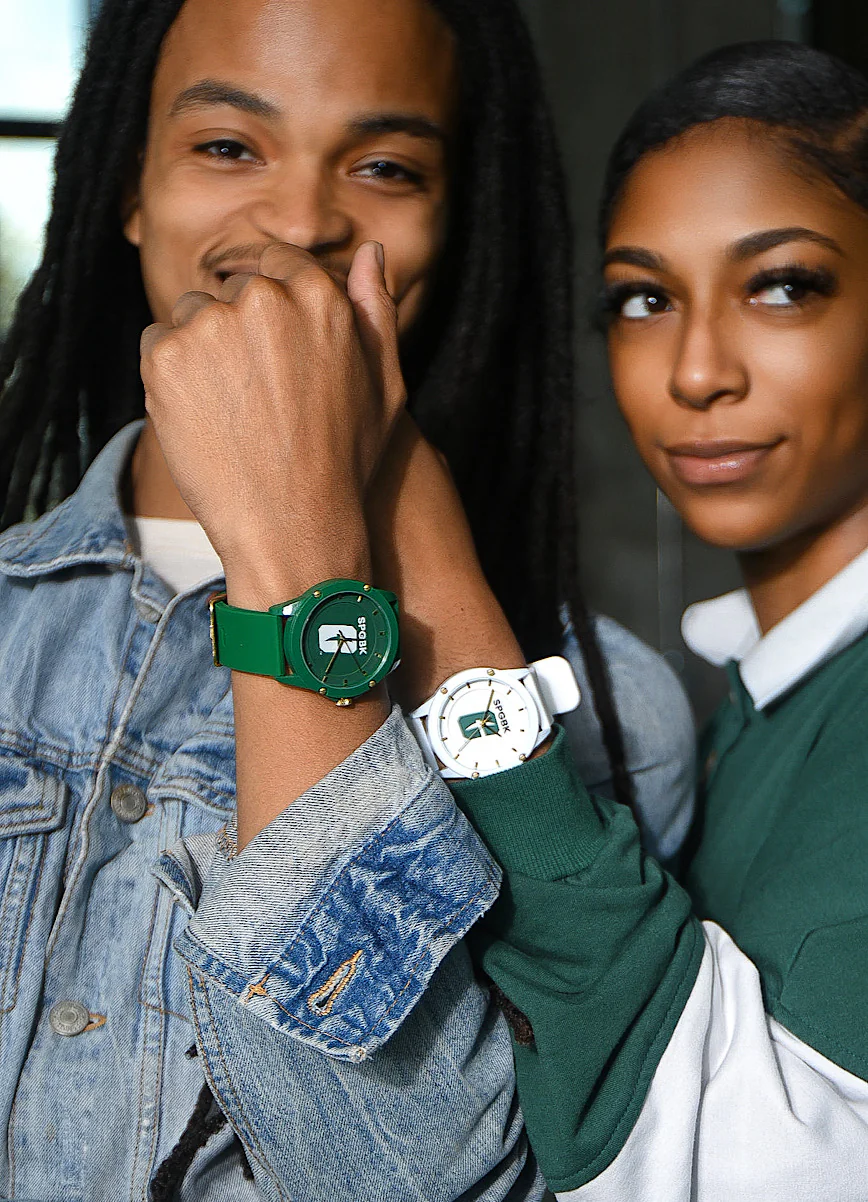 *SPGBK’s UNC Charlotte Green, 44mm - Unisex Watch - Image 4