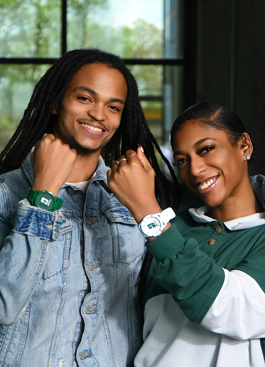 *SPGBK’s UNC Charlotte Green, 44mm - Unisex Watch - Image 6